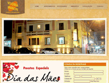 Tablet Screenshot of hotelvitoriamarchi.com.br